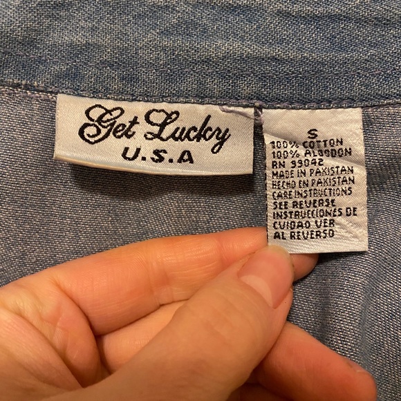 Vintage Rhinestone Cowboy Shacket - Picture 6 of 6